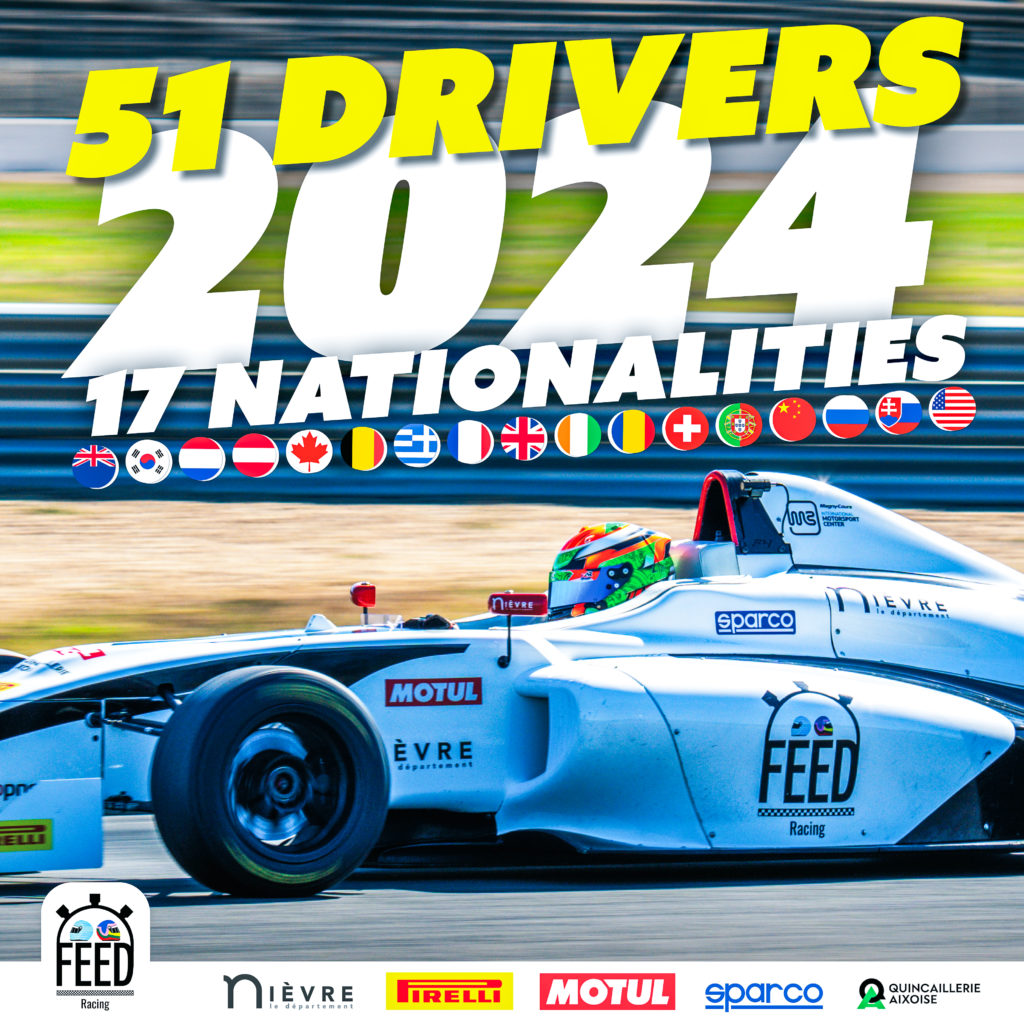 Race Roster 2024 17 nationalities in 2024